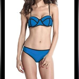 Stylish Blue Women's Bikini Set